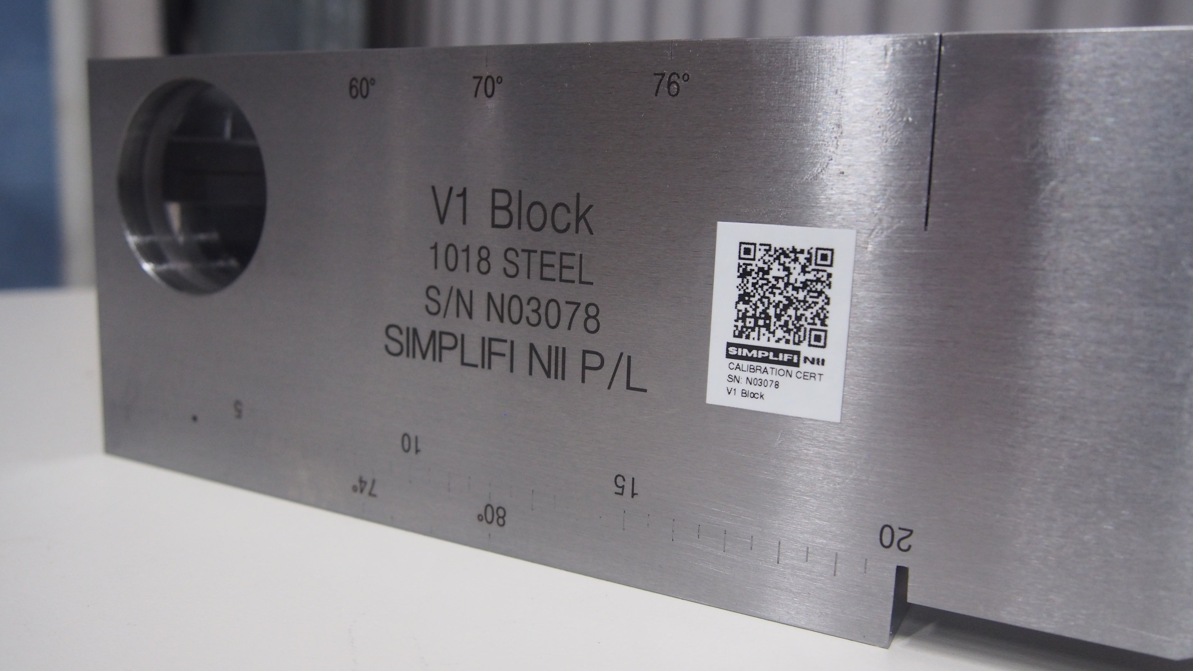 V1- ISO Cal Block - Carbon Steel