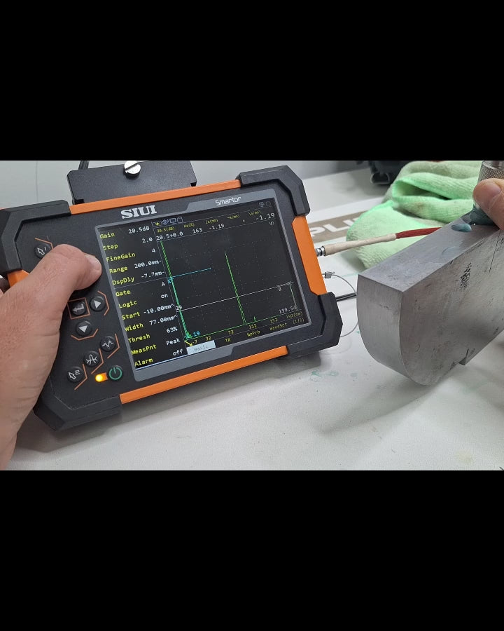 Zero Degree Ultrasonic Contact Probe (Straight Beam) – Precision A-Scan Inspection